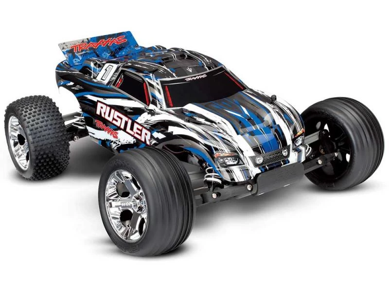 Traxxas Rustler XL-5 ID RTR - Blue 3 Traxxas Rustler XL-5 ID RTR - Blue