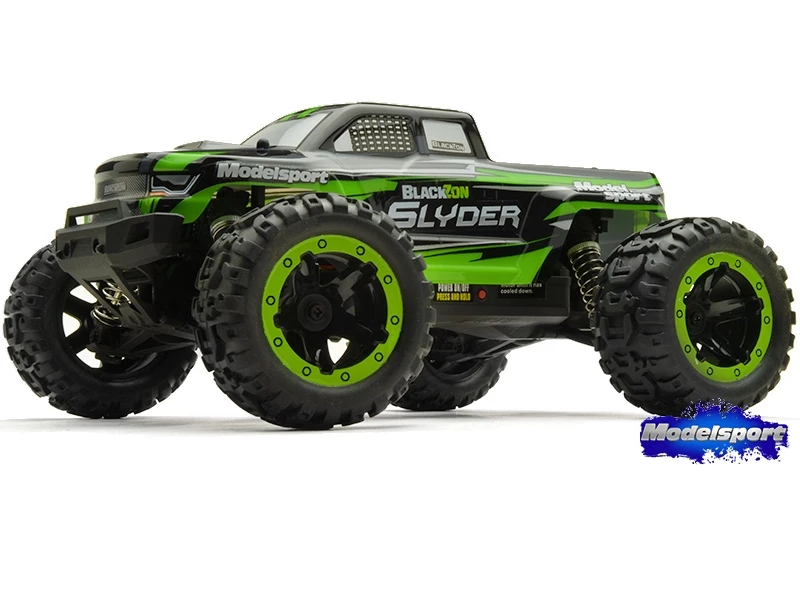 BlackZon Slyder MT 1/16th 4WD Monster Truck - Green 4 BlackZon Slyder MT 1/16th 4WD Monster Truck - Green - Image 2