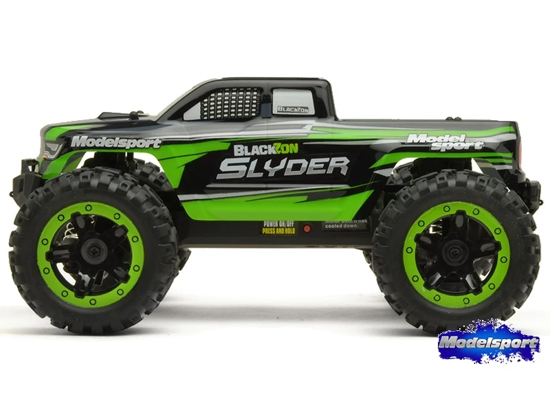 BlackZon Slyder MT 1/16th 4WD Monster Truck - Green 5 BlackZon Slyder MT 1/16th 4WD Monster Truck - Green - Image 3