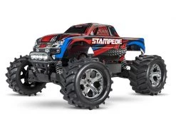 Traxxas Stampede 4x4 Brushed XL-5 - Red With LED