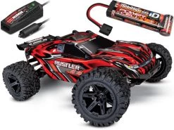 Traxxas Rustler 4x4 XL-5 Power Bundle (Red)