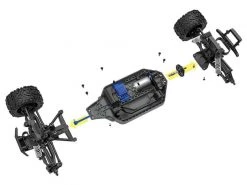 Traxxas Rustler 4x4 XL-5 Power Bundle (Blue) -us-RC Models Sales 2022 67064 1 red k5