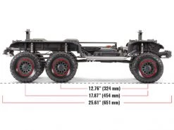 Traxxas Mercedes-Benz G 63 AMG TRX-6 6x6 1/10 Crawler - Black 22 Traxxas Mercedes-Benz G 63 AMG TRX-6 6x6 1/10 Crawler - Black -us-RC Models Sales 2022 88096 4 c3