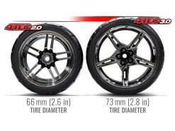 Traxxas 4TEC 3.0 Chevrolet Corvette Stingray: 1/10 AWD Supercar - Silver -us-RC Models Sales 2022 93054 4 chassis comparison1