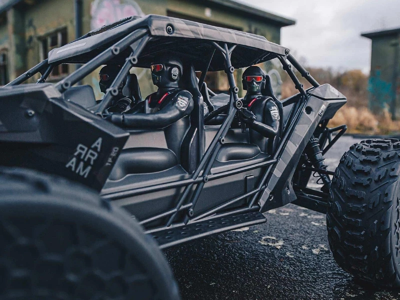 Arrma 1/7 FIRETEAM 6S 4WD BLX Speed Assault Vehicle RTR Black 11 Arrma 1/7 FIRETEAM 6S 4WD BLX Speed Assault Vehicle RTR Black - Image 9