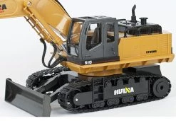 HuiNa 1/16 Scale RC Excavator 2.4g 11ch W/die Cast Bucket -us-RC Models Sales 2022 HUI CY1510 1