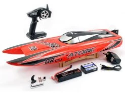Volantex RC Racent Atomic 70cm Brushless Racing Boat ARTR (Red) -us-RC Models Sales 2022 VTX V792 4r 4