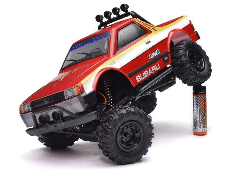 Carisma Scale Adventure MSA-1E Subaru Brat RTR Micro Scale Truck - Red 4 Carisma Scale Adventure MSA-1E Subaru Brat RTR Micro Scale Truck - Red - Image 2