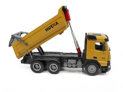 HuiNa Tipper DumpTruck 2.4G 10CH With Die Cast Cab And Dump Bed -us-RC Models Sales 2022 cy1582 2