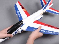 FMS RC Products 600mm Free Flight Alpha Glider Kit - Blue/ Red -us-RC Models Sales 2022 fs0174r 4