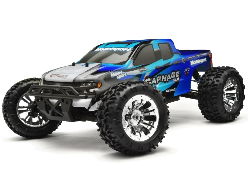 FTX Carnage 2.0 1/10 Brushed Truck 4wd RTR - Blue 3 FTX Carnage 2.0 1/10 Brushed Truck 4wd RTR - Blue