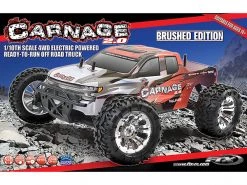 FTX Carnage 2.0 1/10 Brushed Truck 4wd RTR - Red -us-RC Models Sales 2022 ftx5537r 5