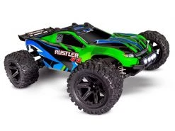 Traxxas Rustler 4x4 XL-5 Power Bundle - Green With LED