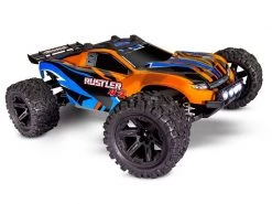 Traxxas Rustler 4x4 XL-5 Power Bundle - Orange With LED