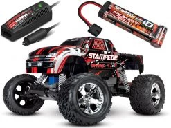 Traxxas Stampede XL-5 2WD With Battery And 12v Charger - RedX