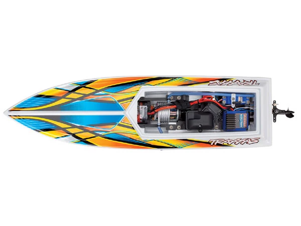 Traxxas Blast High-Performance Electric Race Boat - Orange 7 Traxxas Blast High-Performance Electric Race Boat - Orange - Image 5